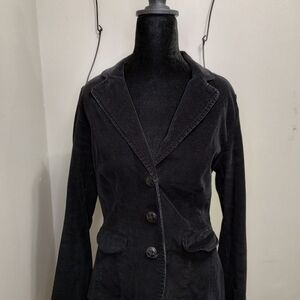 Women's Black Corduroy Blazer